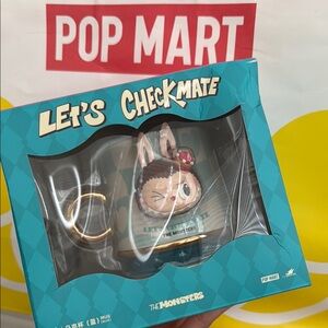 The Monsters Checkmate Mug with Bunny Lid - Blue